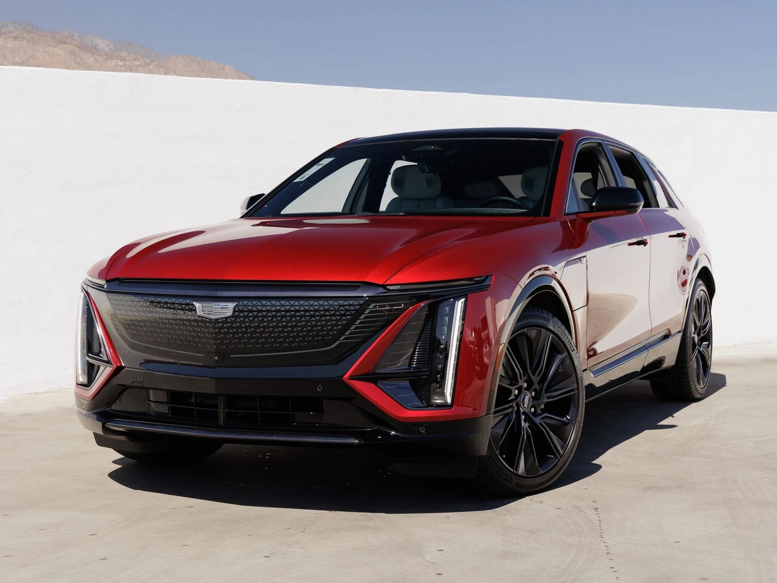 Cadillac Lyriq Sport · Radiant Red Tintcoat · Indigo Auto Group