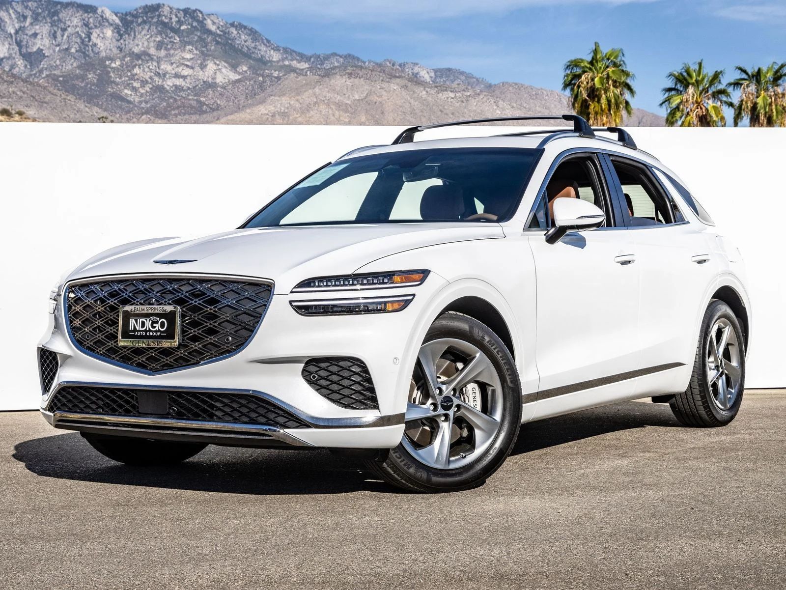 Genesis GV70 2.5T Advanced (2024 Update) · Uyuni White · Indigo Auto Group