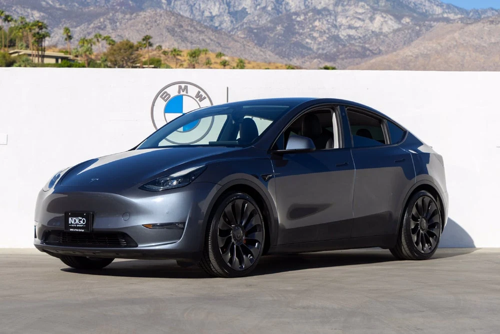 Tesla Model Y Performance (Original Version) · Midnight Silver Metallic · Indigo Auto Group