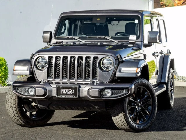 Jeep Wrangler Unlimited Sahara High Altitude EcoDiesel (JL) · Granite Crystal Metallic Clearcoat · Indigo Auto Group