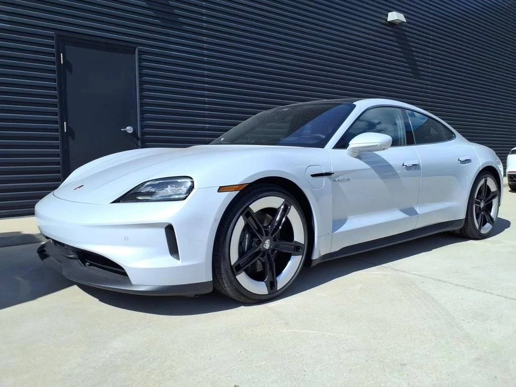 Porsche Taycan 4 Sedan (2025 Update) · Ice Grey Metallic · Indigo Auto Group
