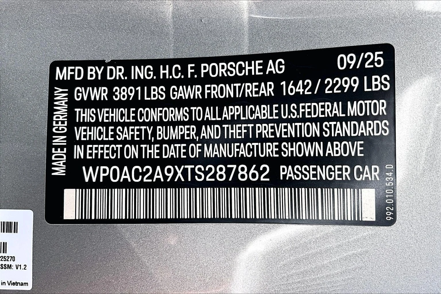 2026 Porsche 911 GT3 (992.2), 27/27