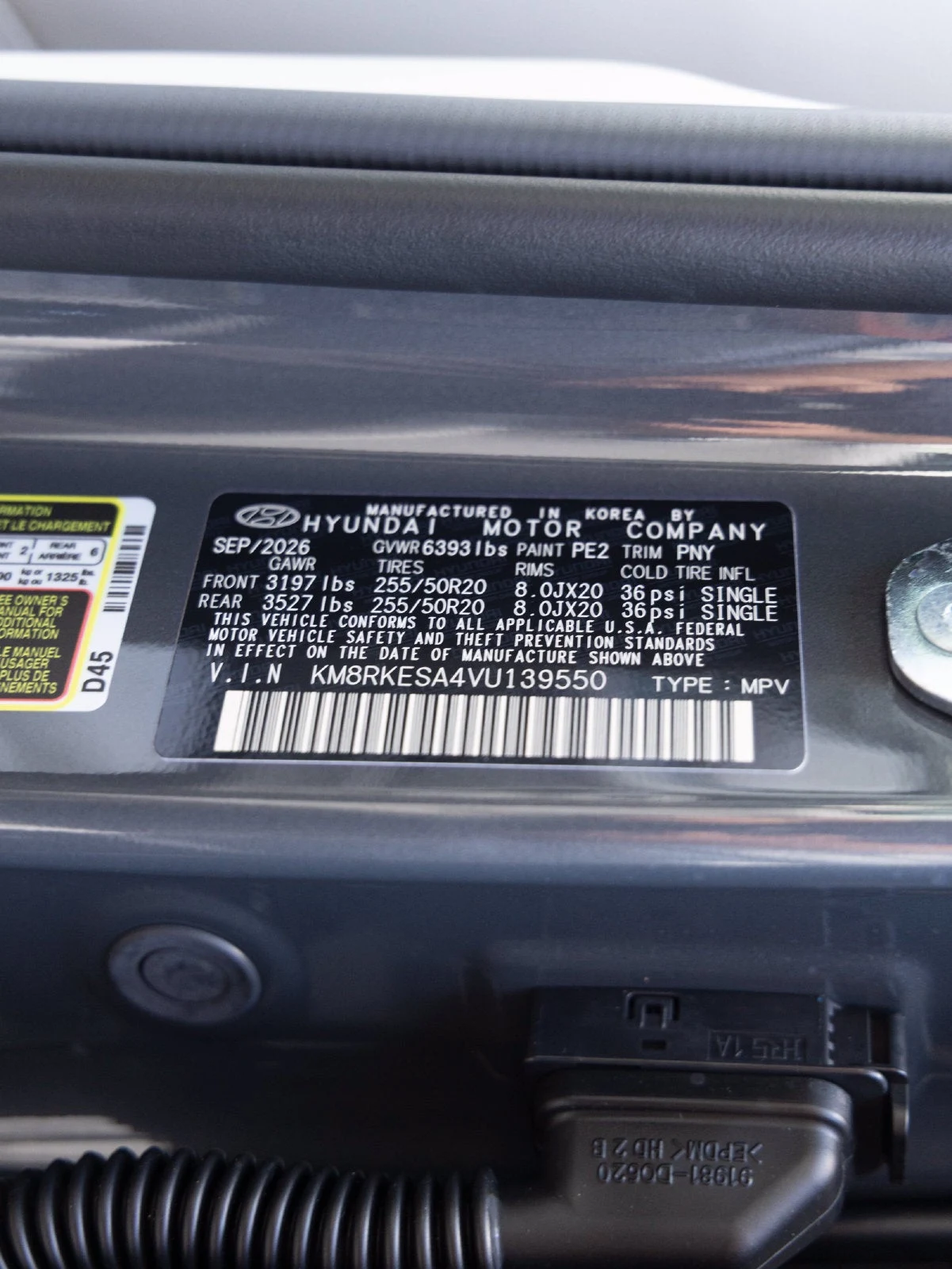2027 Hyundai Palisade Hybrid Limited (LX3), 30/30