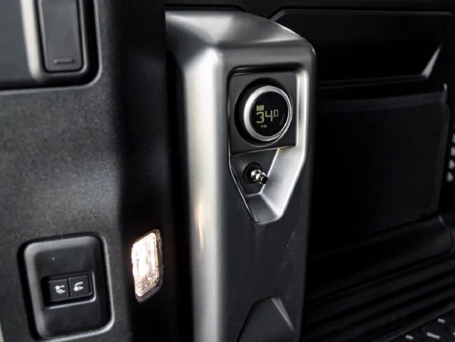 2026 Land Rover Defender 110 S interior, center console, Ebony