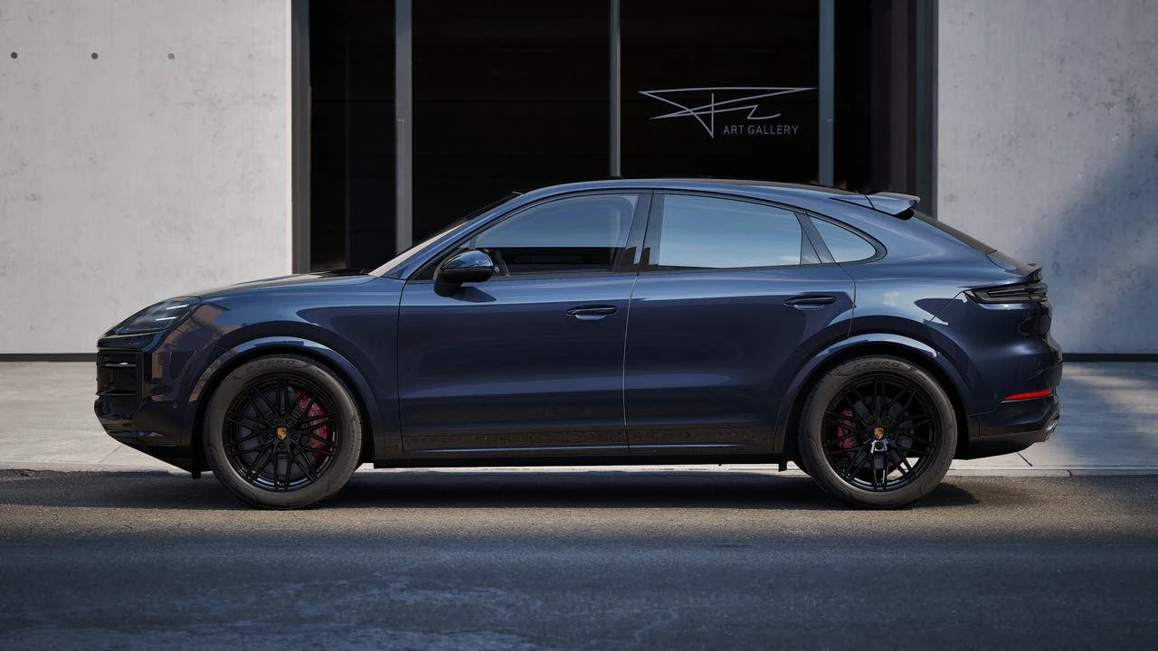 2026 Porsche Cayenne S Coupé for sale, exterior, Algarve Blue Metallic