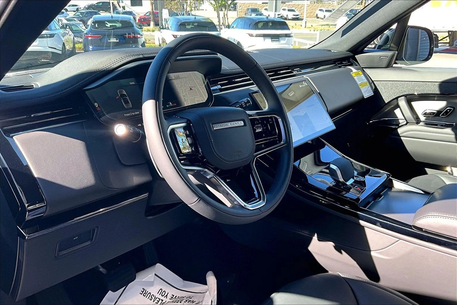 2027 Land Rover Range Rover Sport SE interior, dashboard, Ebony
