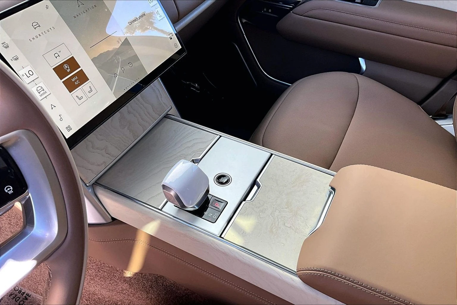 2026 Land Rover Range Rover SV LWB interior, Caraway/Perlino/Caraway