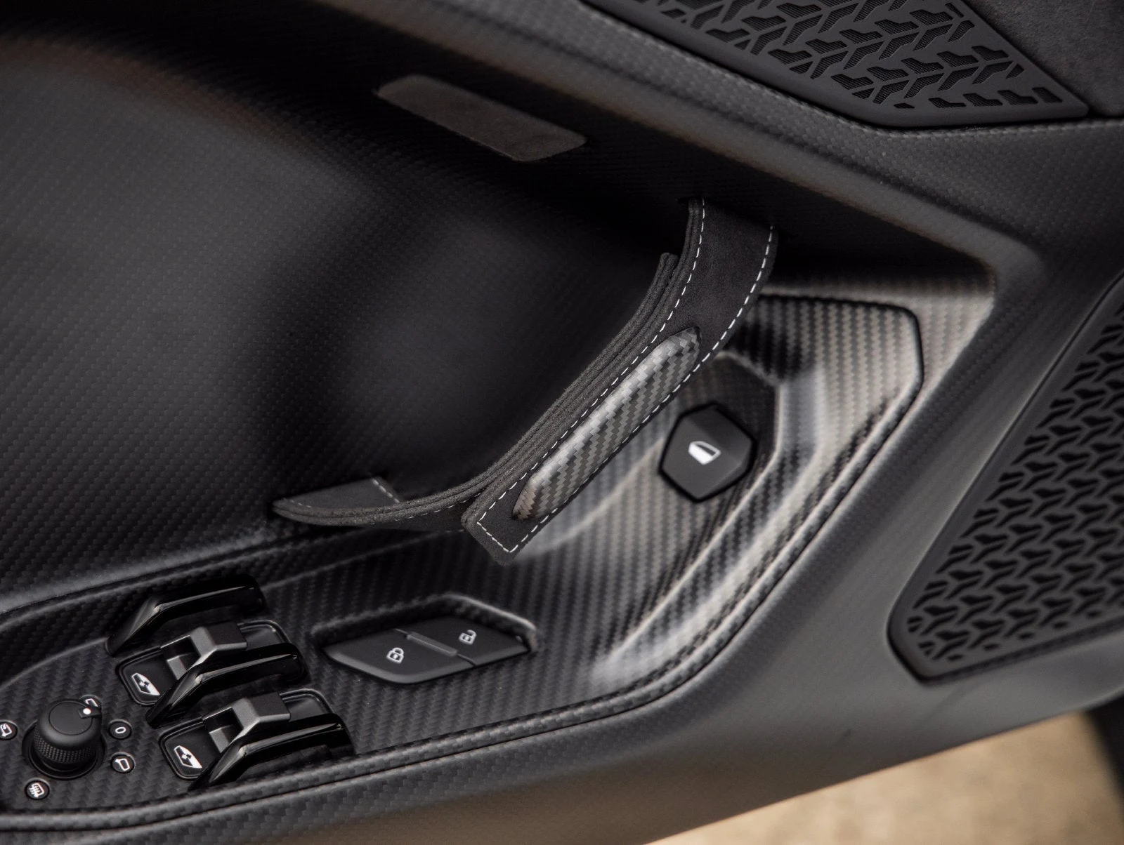 2026 Lamborghini Temerario Base interior, door panel, Nero Ade