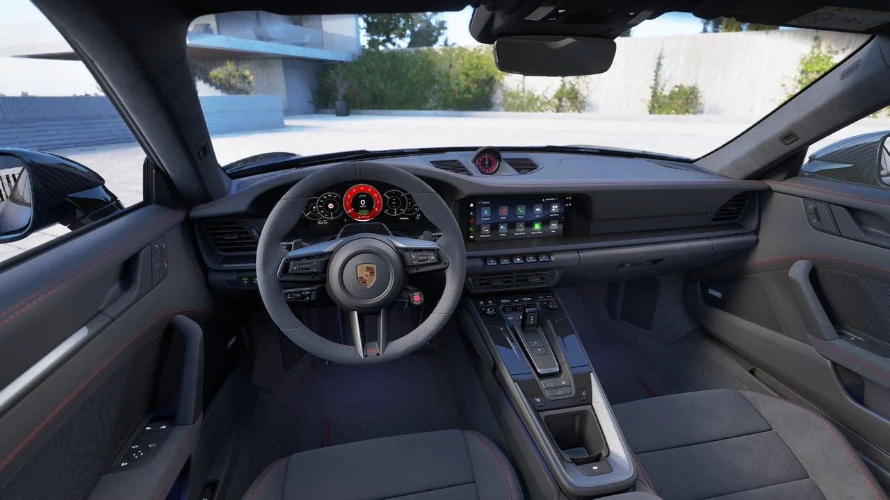 2026 Porsche 911 Carrera GTS interior, dashboard, Gts Interior Package In Carmine Red