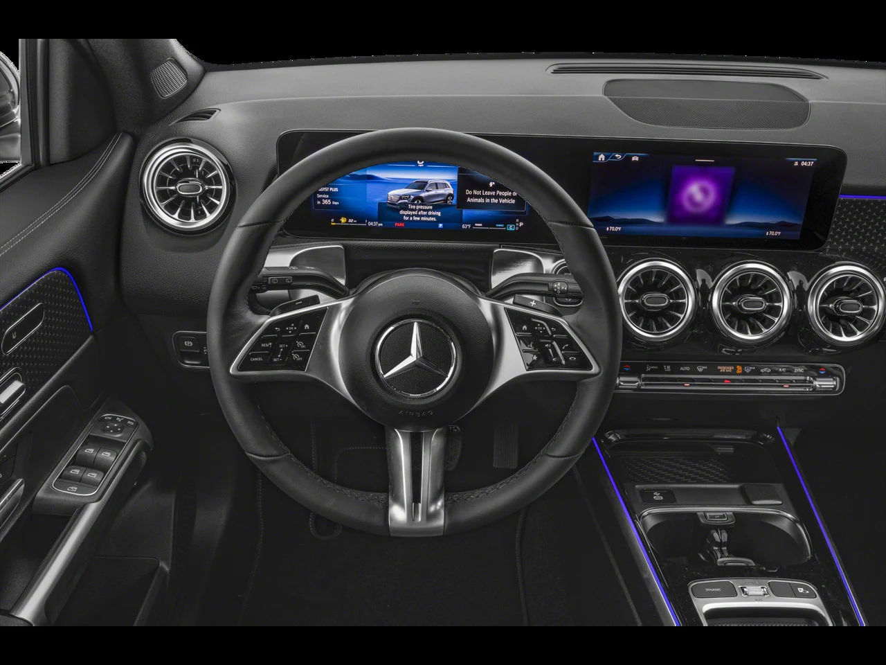 2026 Mercedes-Benz GLB 250 interior, dashboard, Macchiato Beige