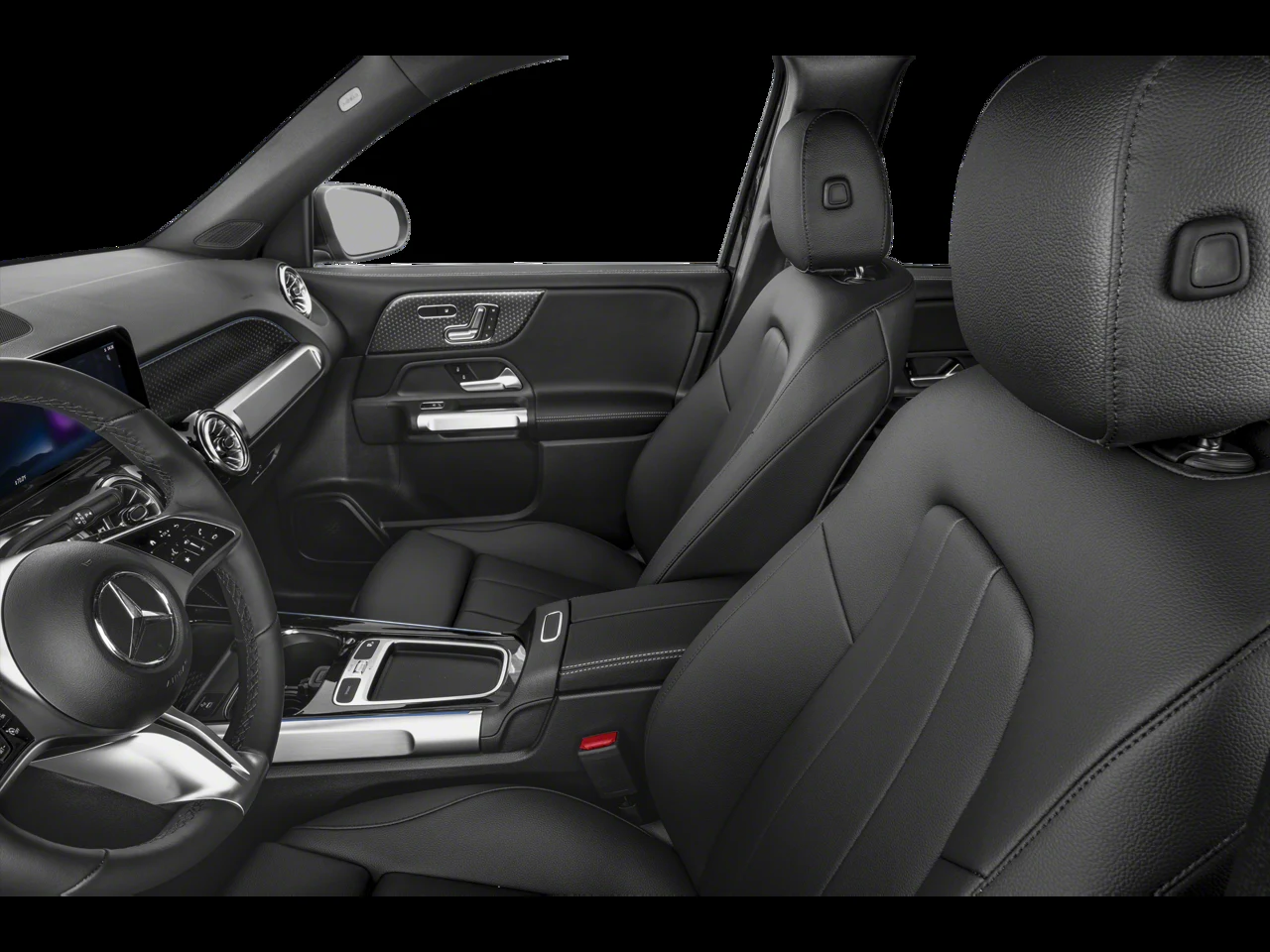 2026 Mercedes-Benz GLB 250 interior, seats, Macchiato Beige
