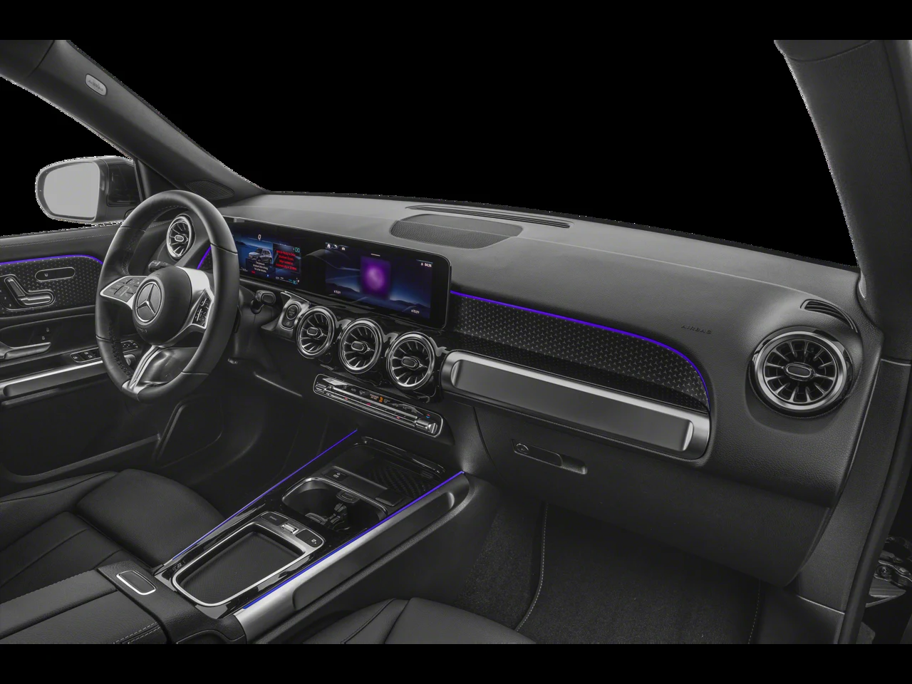 2026 Mercedes-Benz GLB 250 interior, dashboard, Macchiato Beige