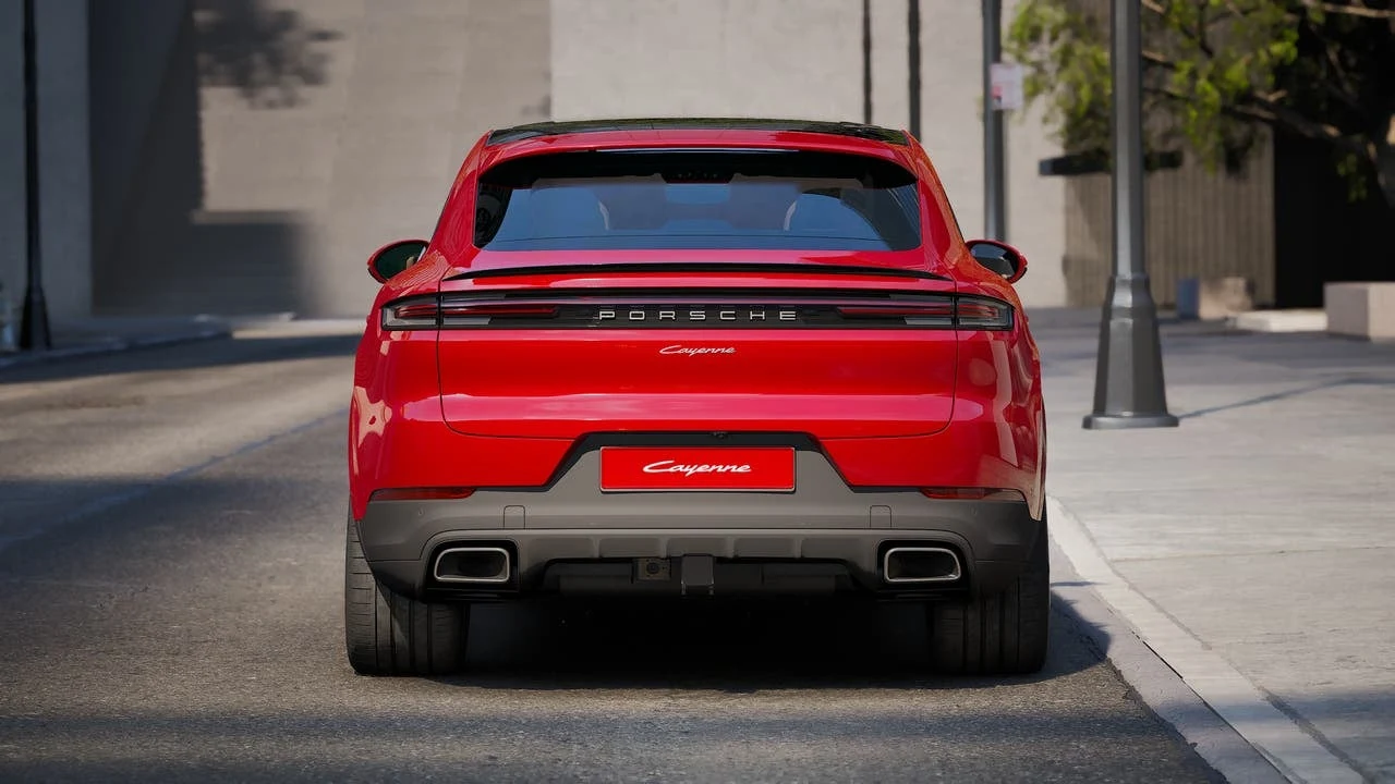 2027 Porsche Cayenne Coupé for sale, exterior, Carmine Red