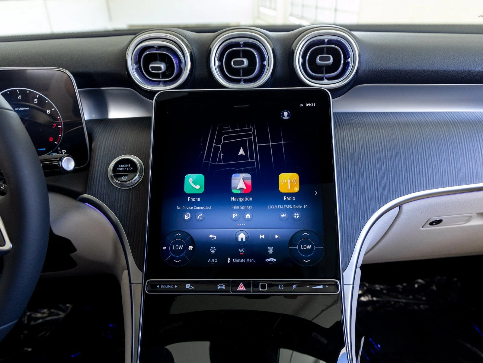 2027 Mercedes-Benz GLC GLC 300 interior, dashboard, Macchiato Beige