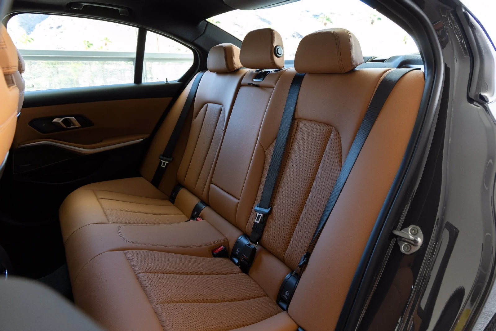 2026 BMW M340i Sedan interior, seats, Cognac Perforated Sensatec