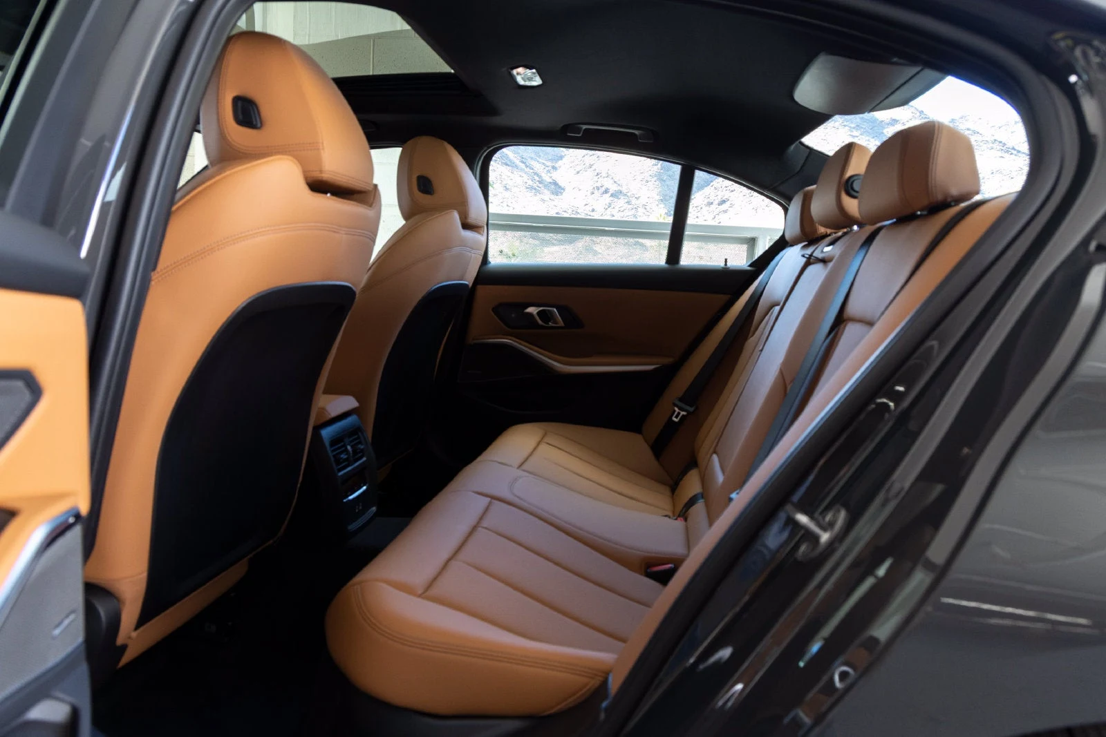 2026 BMW M340i Sedan interior, seats, Cognac Perforated Sensatec