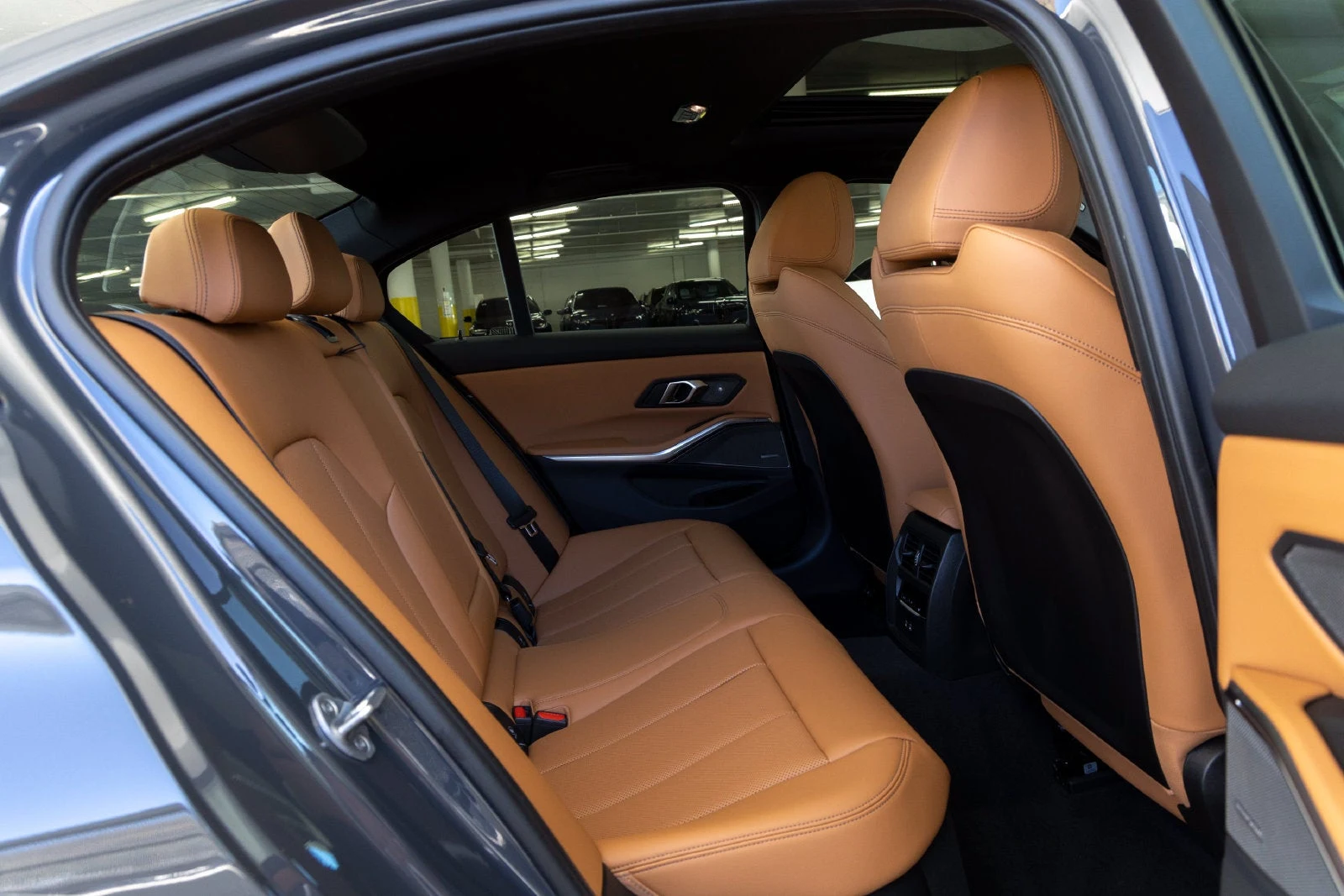 2026 BMW M340i Sedan interior, seats, Cognac Perforated Sensatec