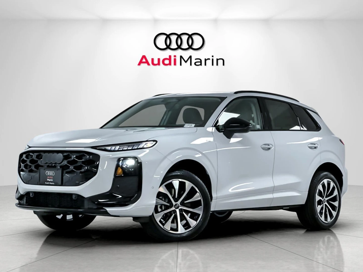 2026 Audi Q3 S line quattro for sale, front three-quarter view, Glacier White Metallic