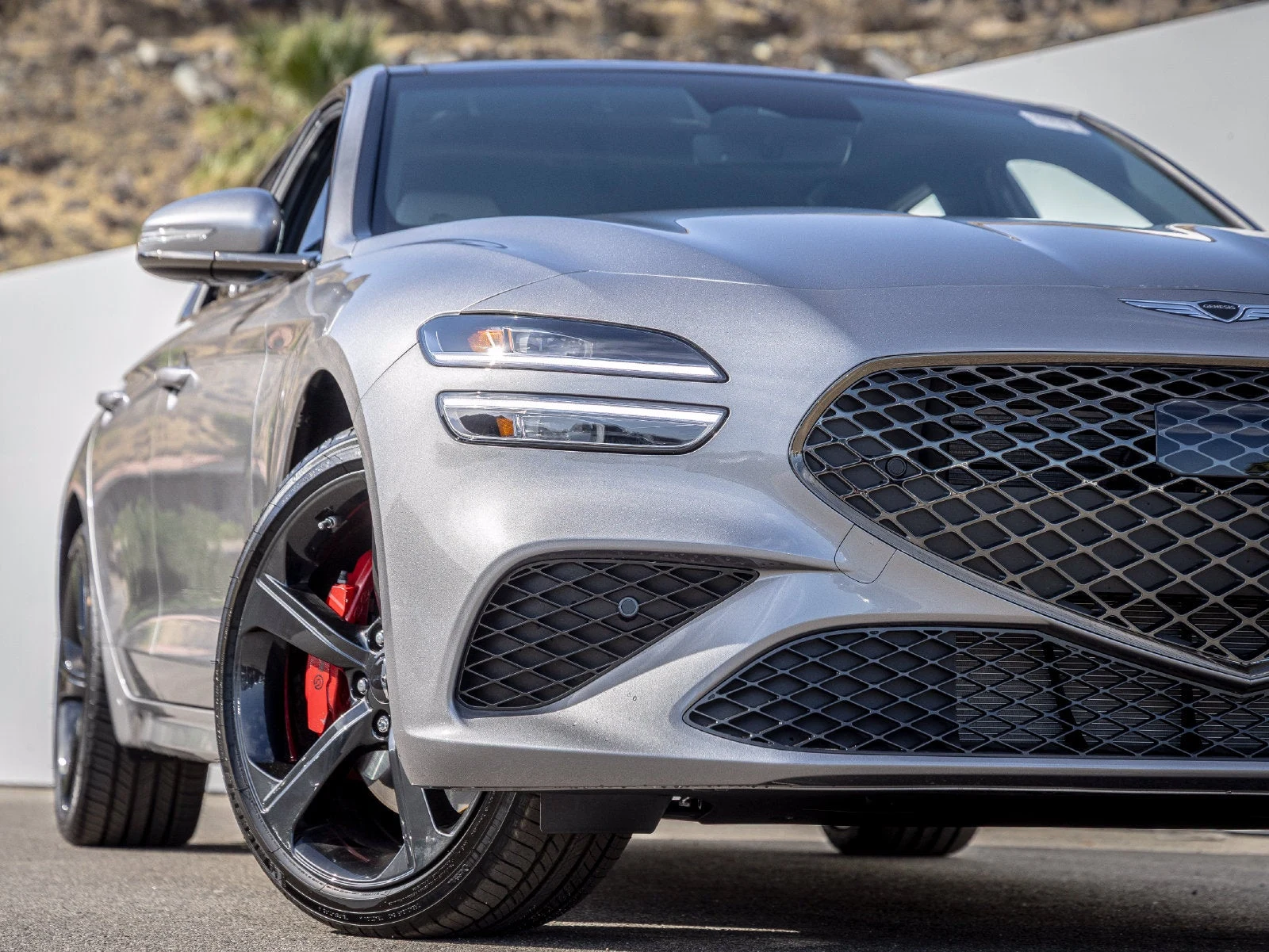 2027 Genesis G70 2.5T for sale, exterior, Savile Silver