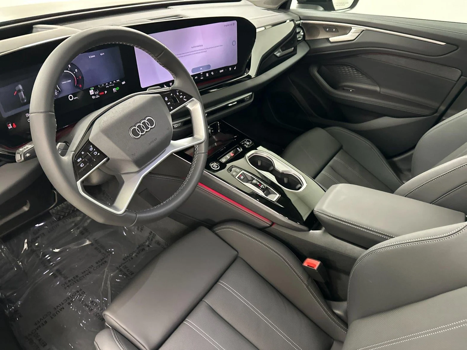 2026 Audi A6 Sedan Premium Plus interior, Black