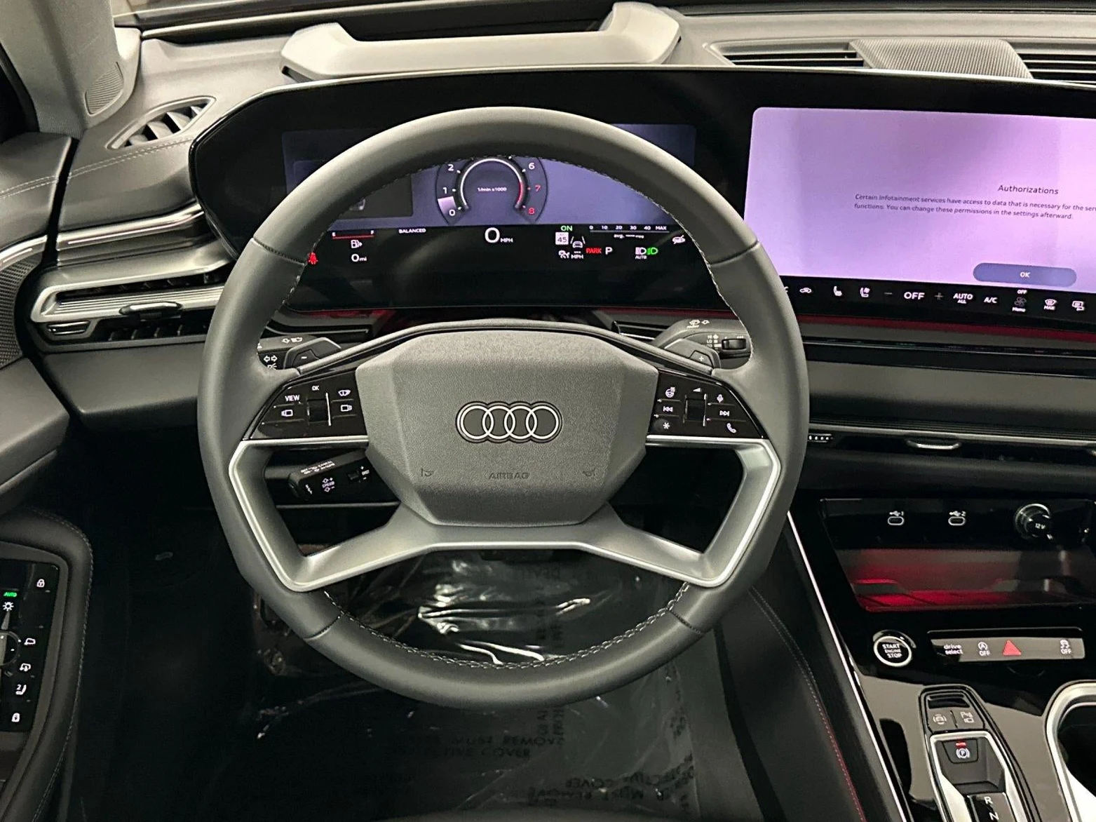 2026 Audi A6 Sedan Premium Plus interior, Black