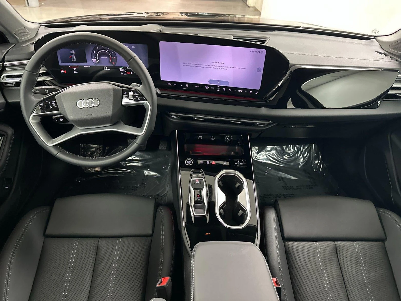 2026 Audi A6 Sedan Premium Plus interior, Black