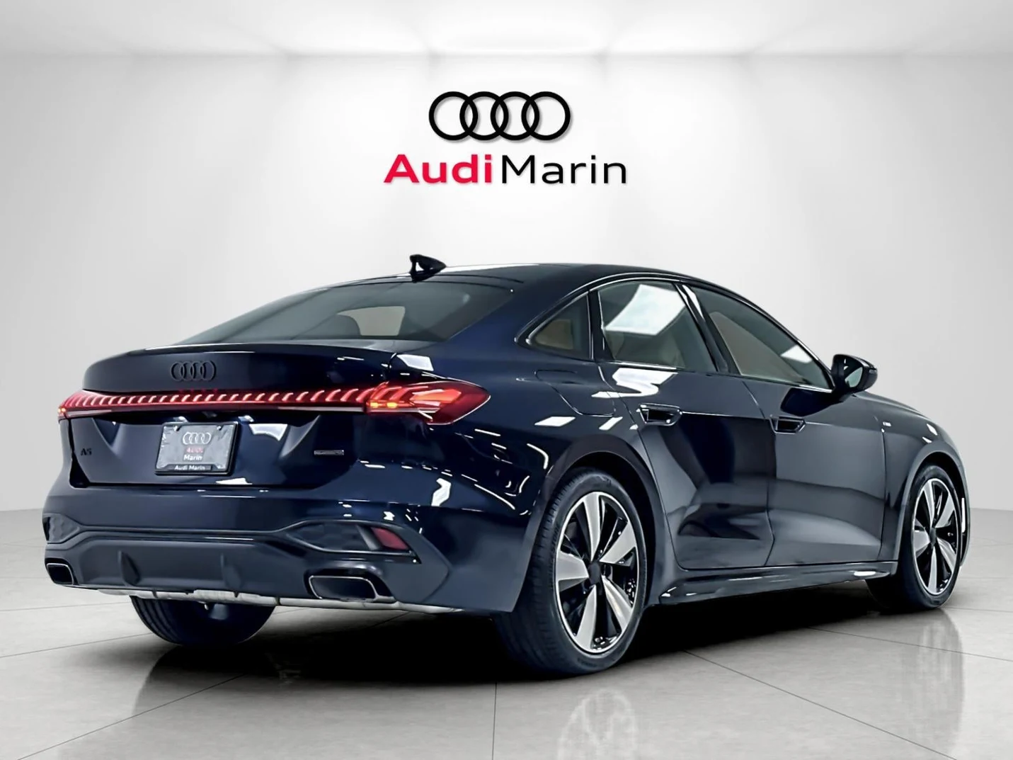 2026 Audi A5 Premium Plus for sale, exterior, Firmament Blue Metallic