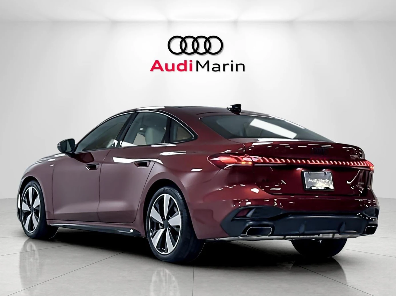 2026 Audi A5 Premium Plus for sale, exterior, Grenadine Red Metallic