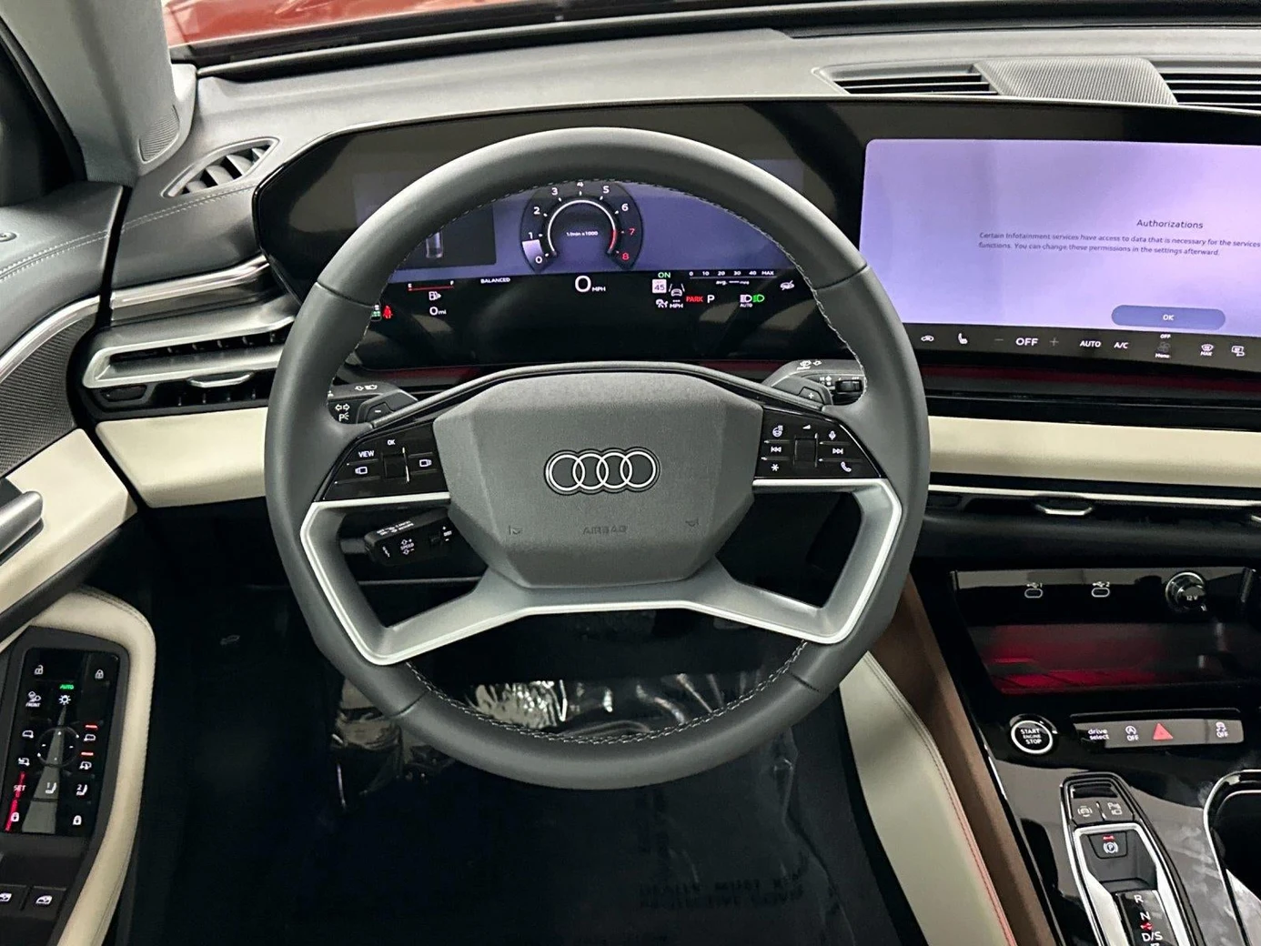 2026 Audi A5 Premium Plus interior, Pearl Beige