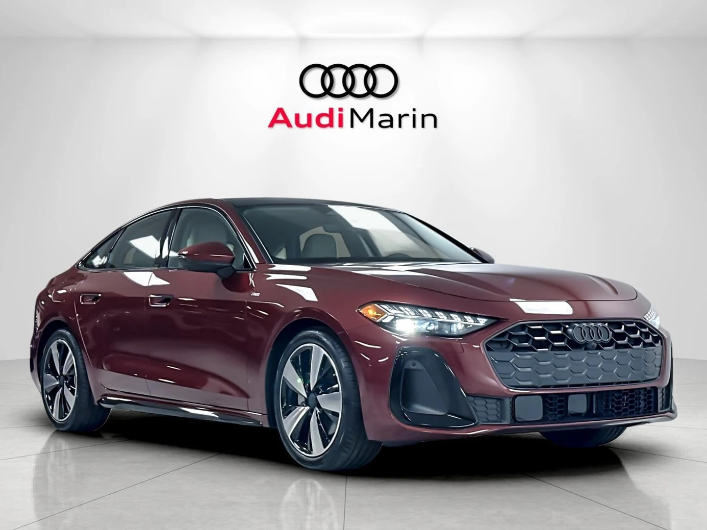 2026 Audi A5 Premium Plus for sale, exterior, Grenadine Red Metallic