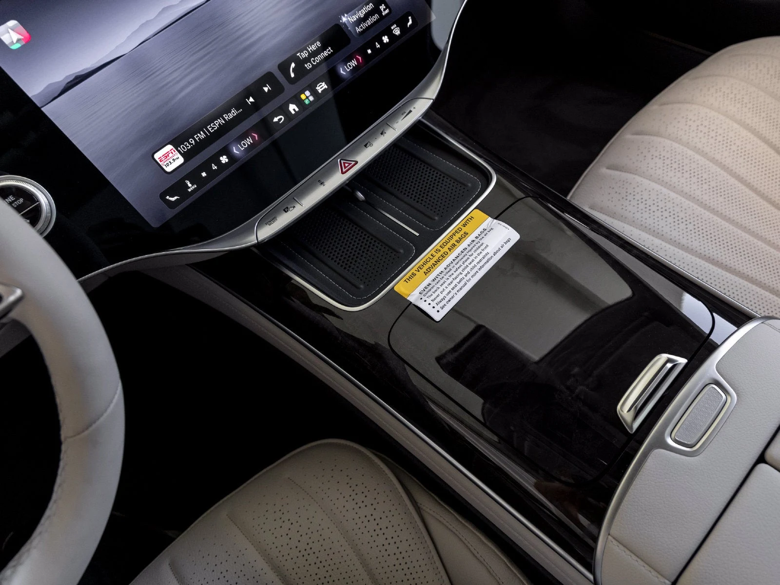 2027 Mercedes-Benz S 500 4MATIC interior, Macchiato/Magma Grey