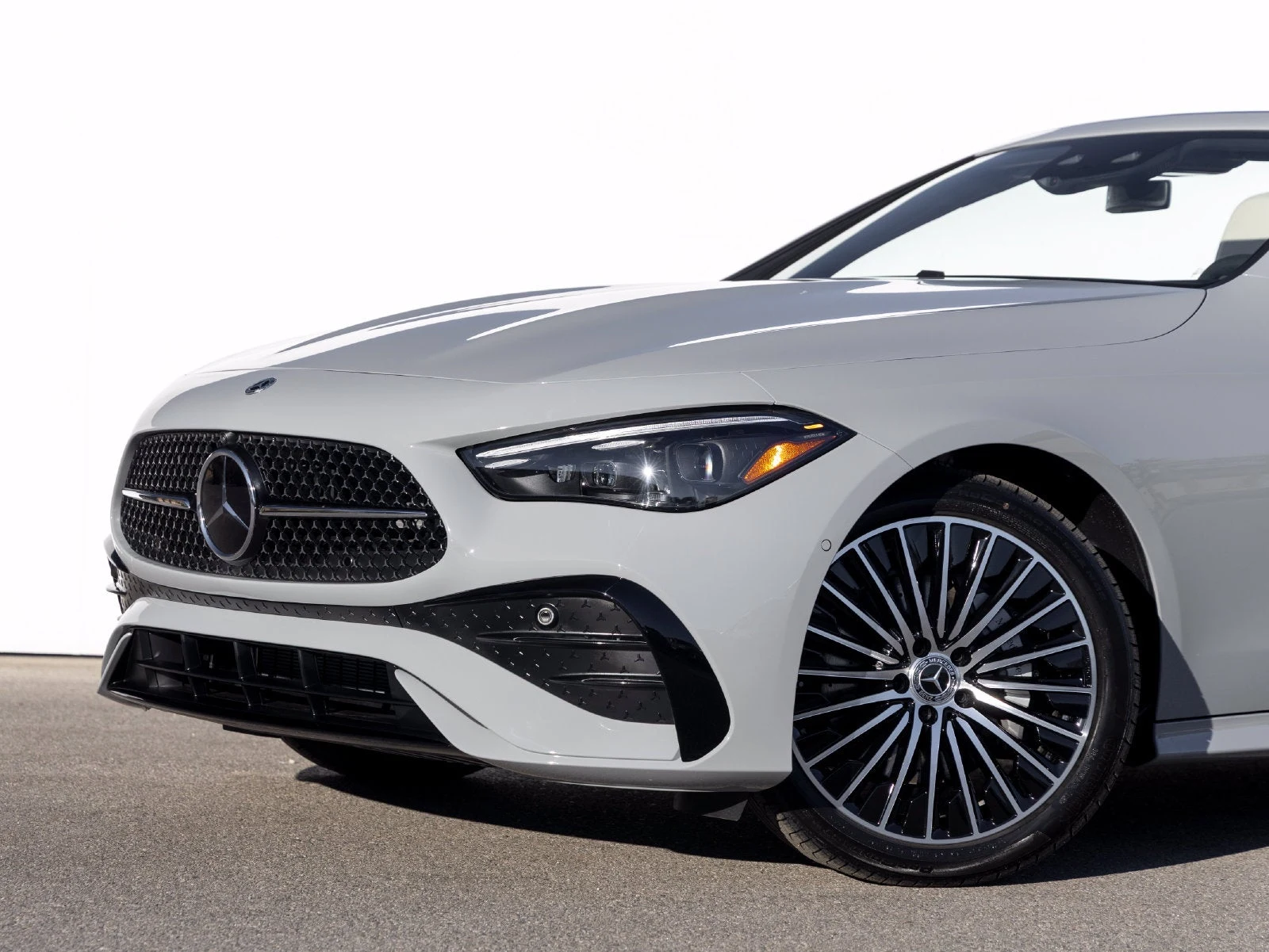 2027 Mercedes-Benz CLE 300 4MATIC Cabriolet for sale, exterior, Manufaktur Alpine Grey Metallic