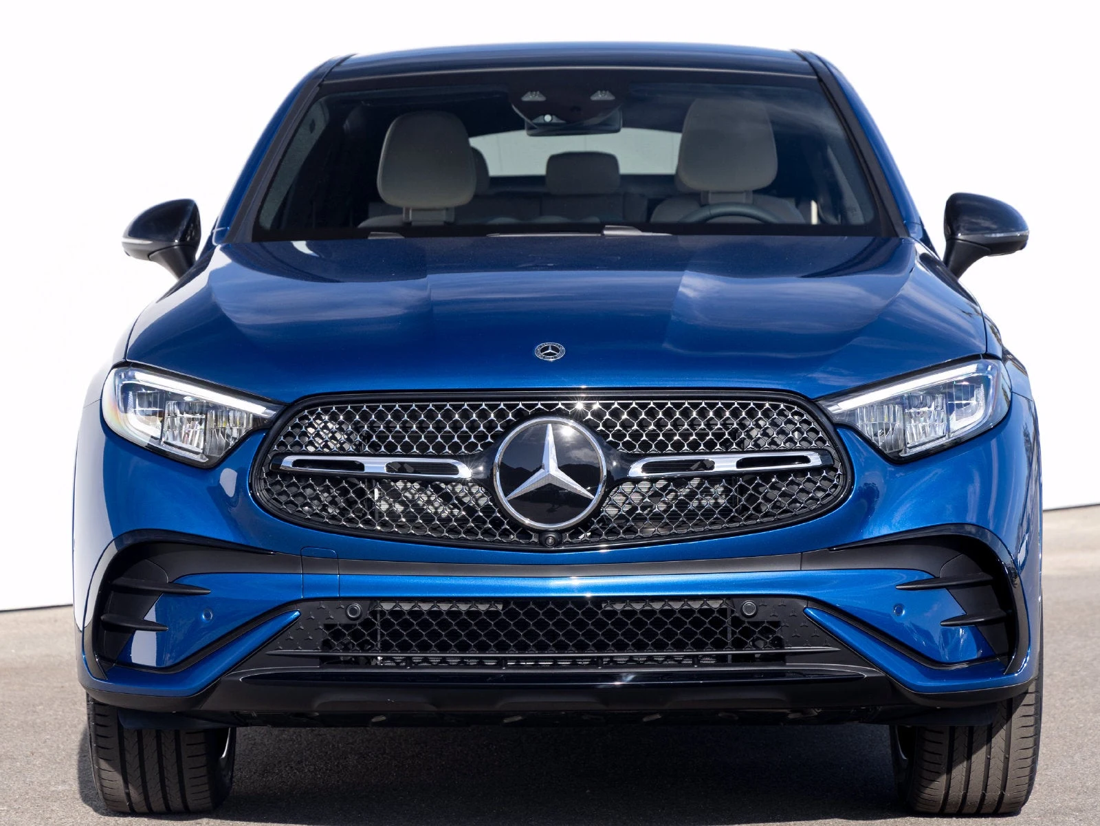 2027 Mercedes-Benz GLC 300 4MATIC Coupé for sale, exterior, Starling Blue Metallic