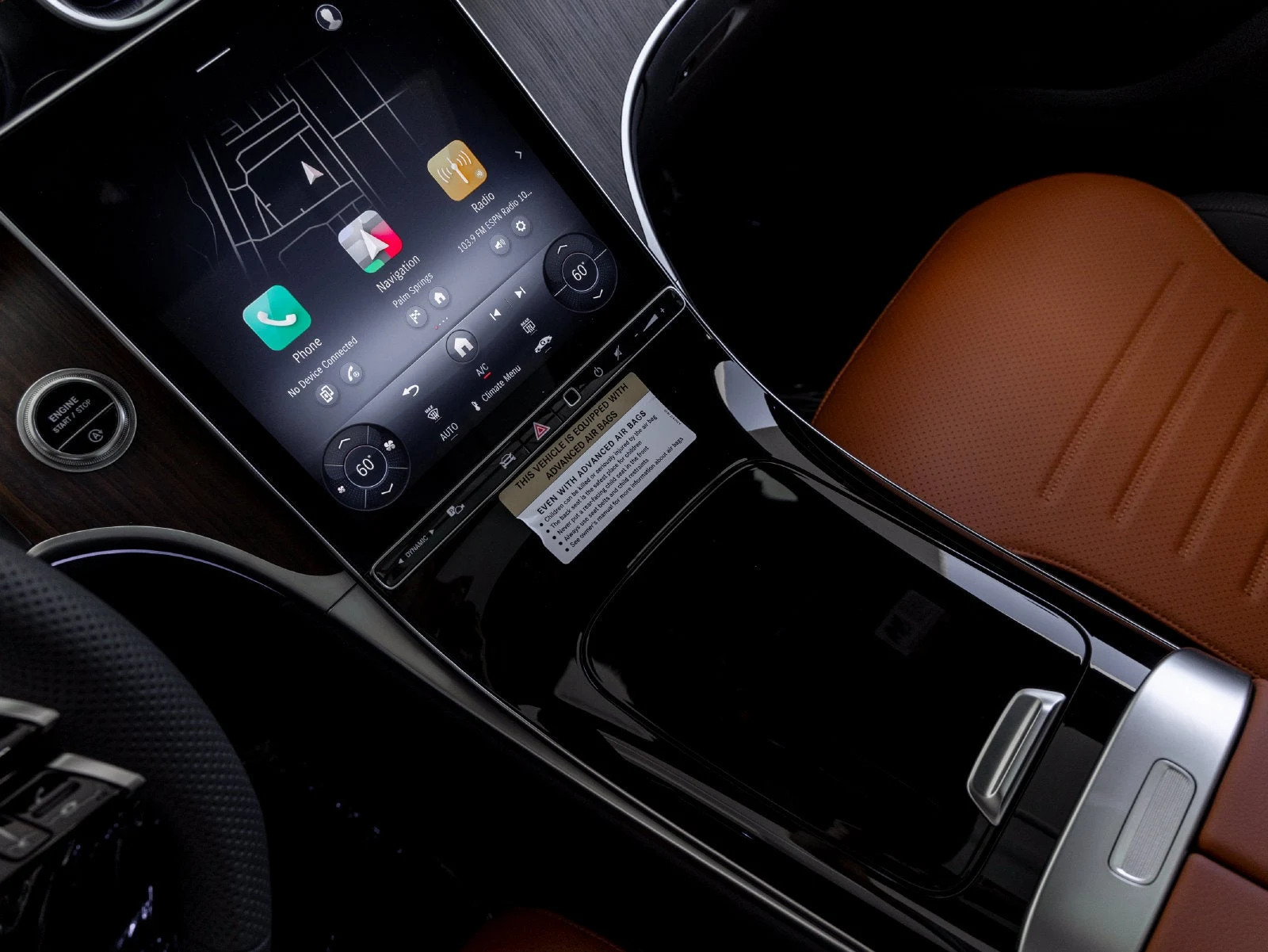 2027 Mercedes-Benz GLC 300 interior, Amg Sienna Brown/Black