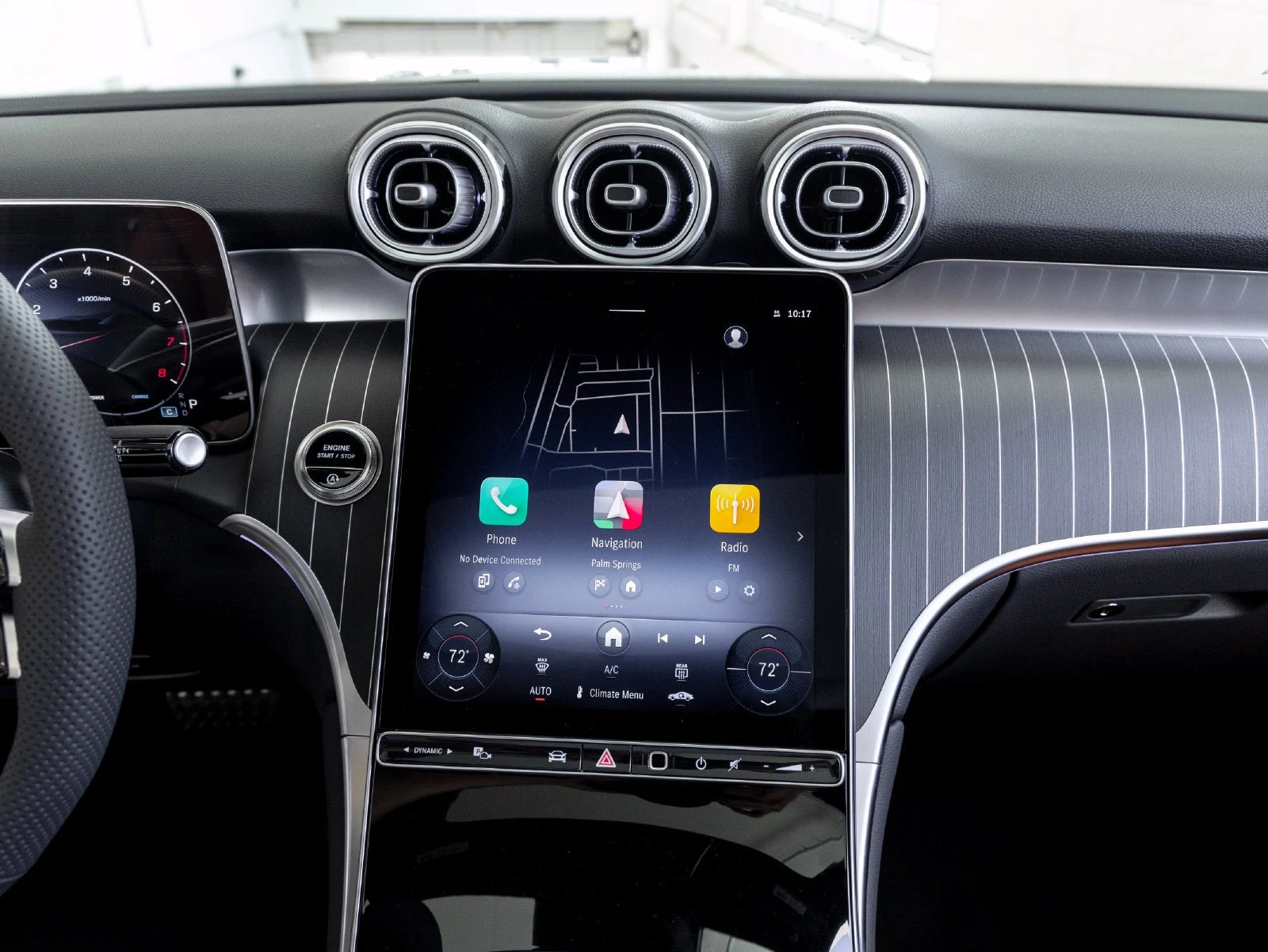 2027 Mercedes-Benz GLC 300 interior, dashboard, Sienna Brown