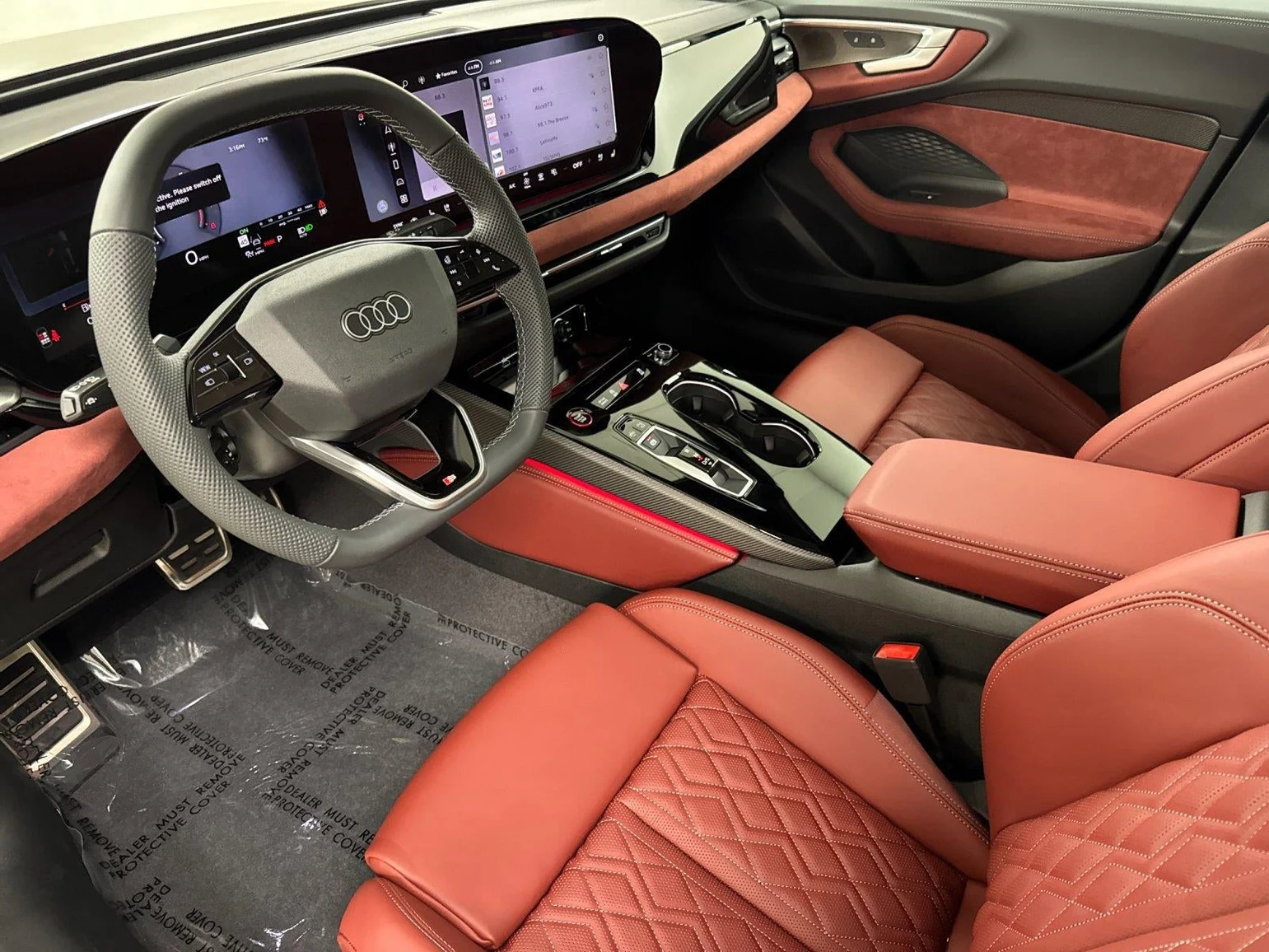 2026 Audi S5 Premium Plus quattro interior, Arras Red