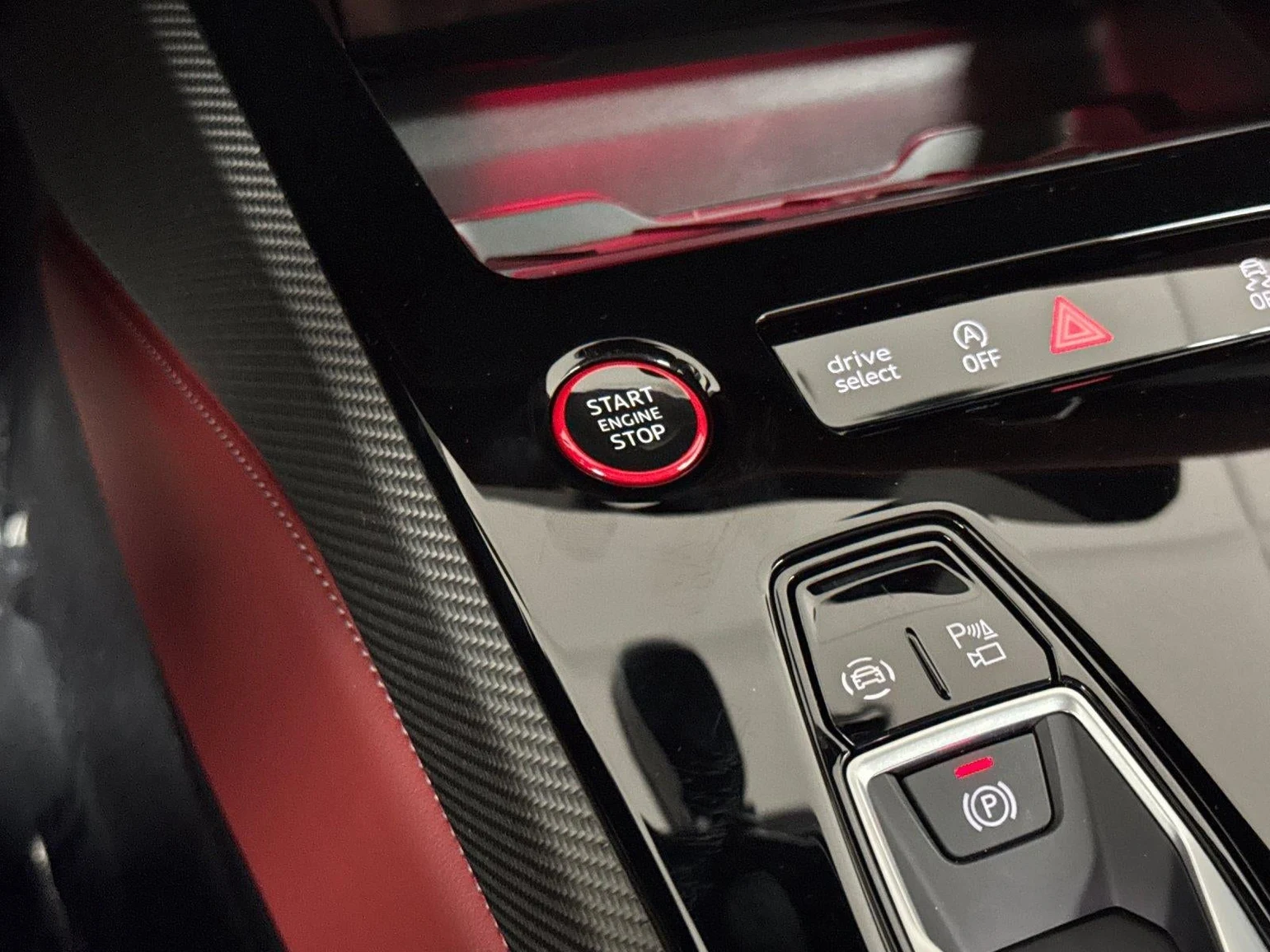 2026 Audi S5 Premium Plus quattro interior, center console, Arras Red