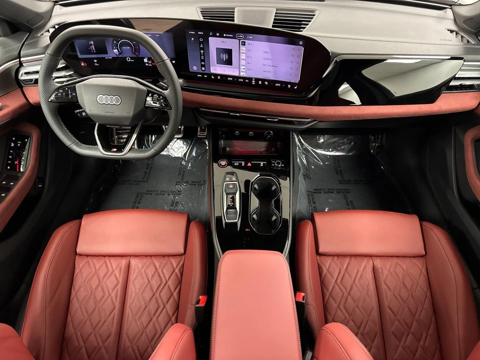 2026 Audi S5 Premium Plus quattro interior, Arras Red