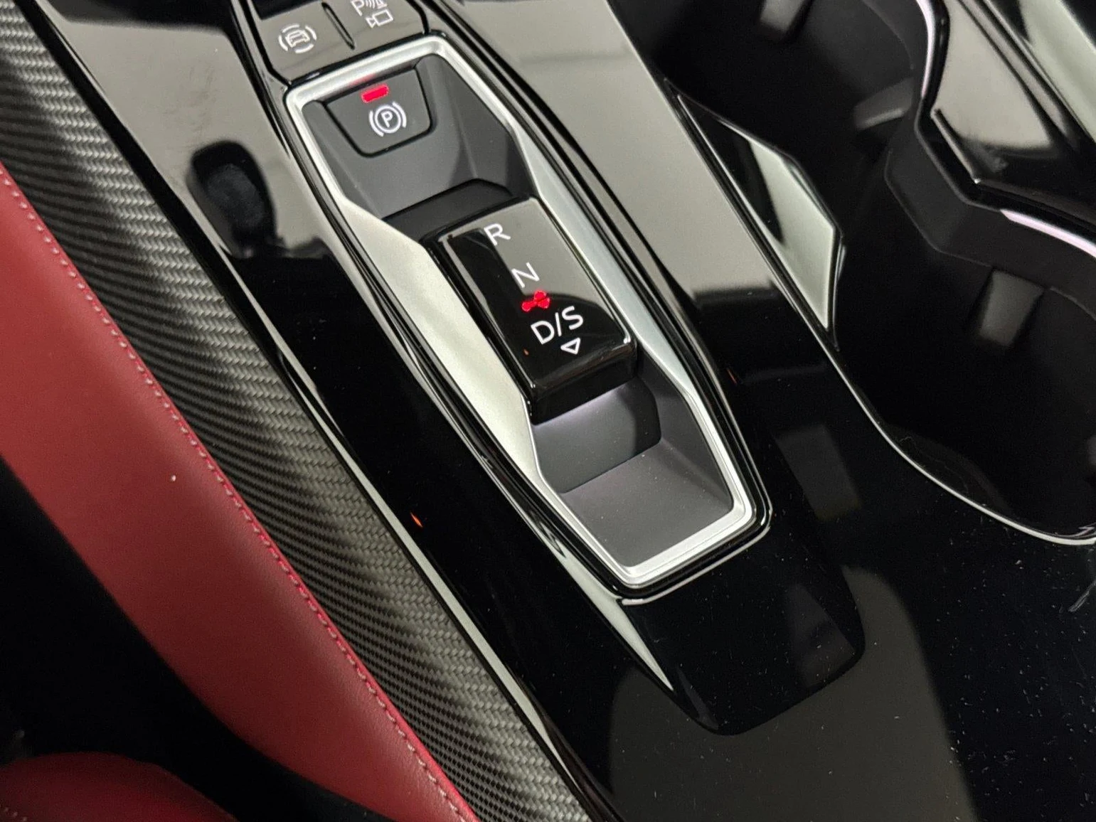 2026 Audi S5 Premium Plus quattro interior, center console, Arras Red