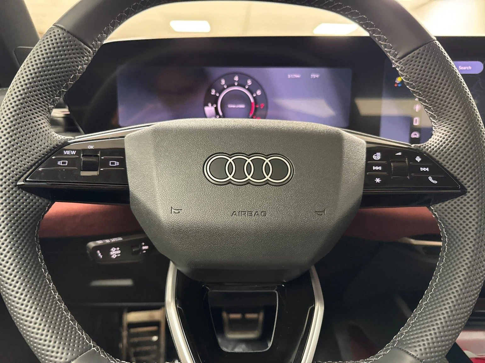 2026 Audi S5 Premium Plus quattro interior, Arras Red