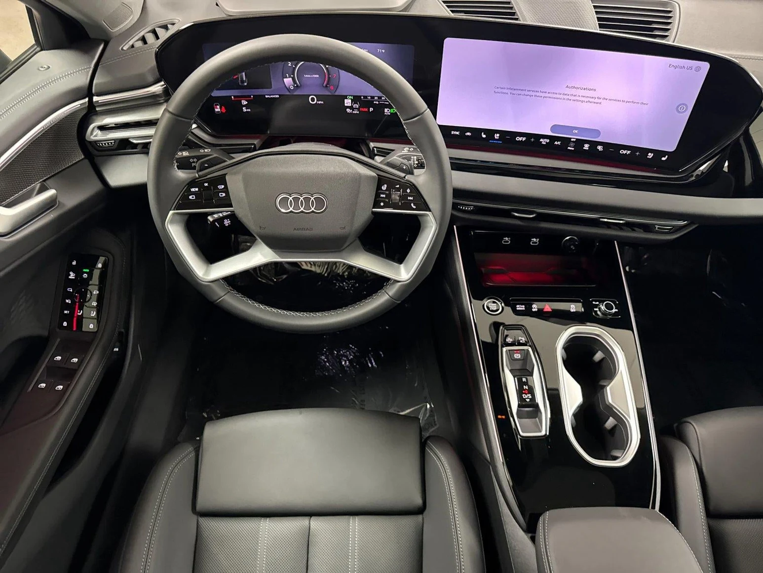 2026 Audi A6 Sedan Premium Plus interior, Black