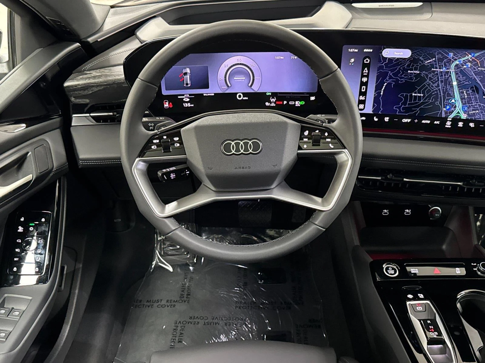 2027 Audi A6 e-tron Sportback Prestige quattro interior, dashboard, Black