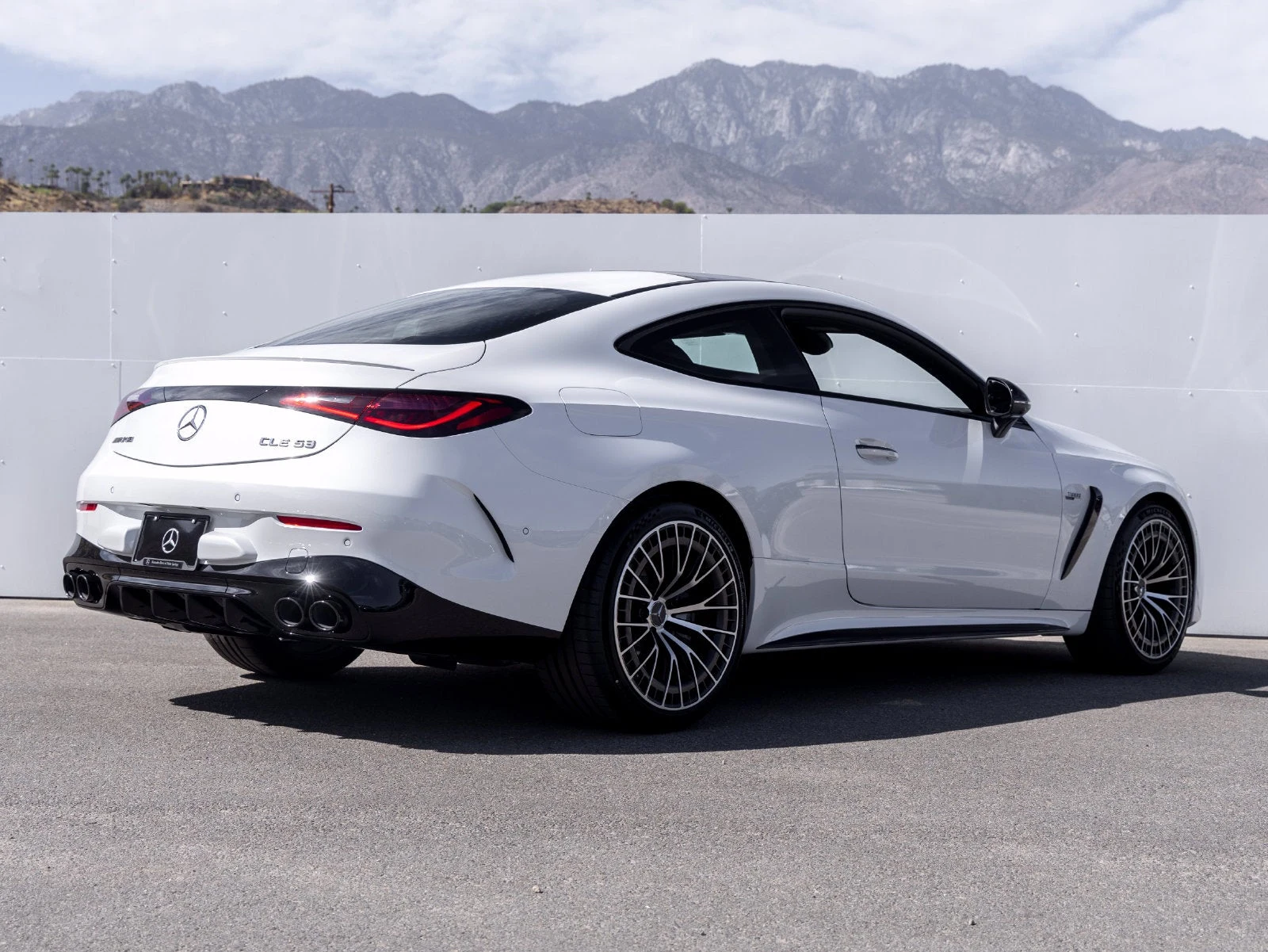 2027 Mercedes-AMG CLE 53 4MATIC+ Coupé for sale, exterior, Manufaktur Moonlight White Metallic