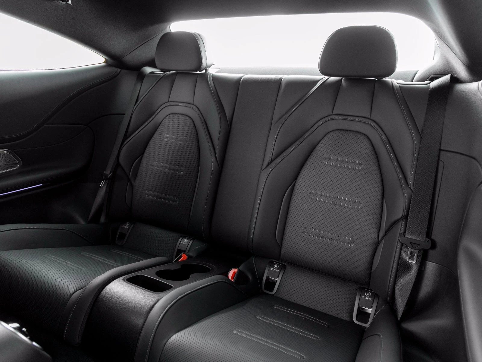 2027 Mercedes-AMG CLE 53 4MATIC+ Coupé interior, seats, Black W/Grey Stitching