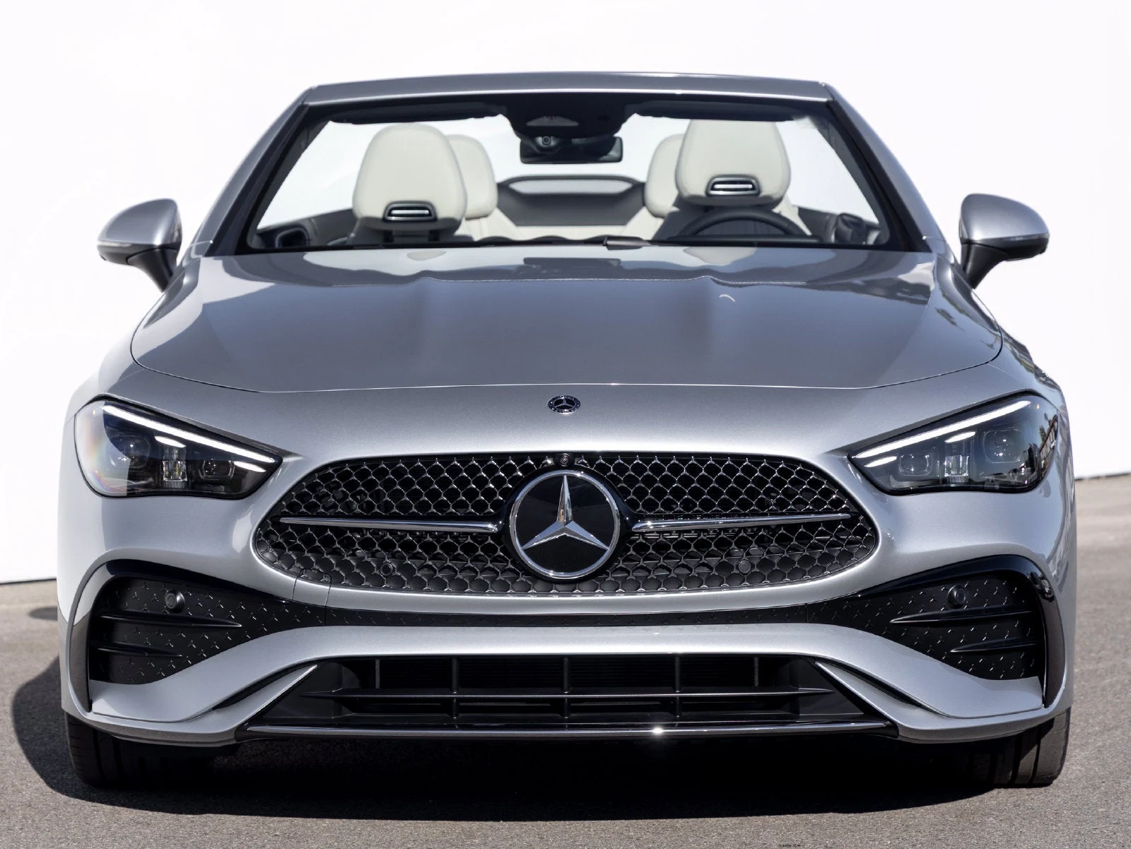 2027 Mercedes-Benz CLE 300 4MATIC Cabriolet for sale, exterior, Cirrus Silver Metallic