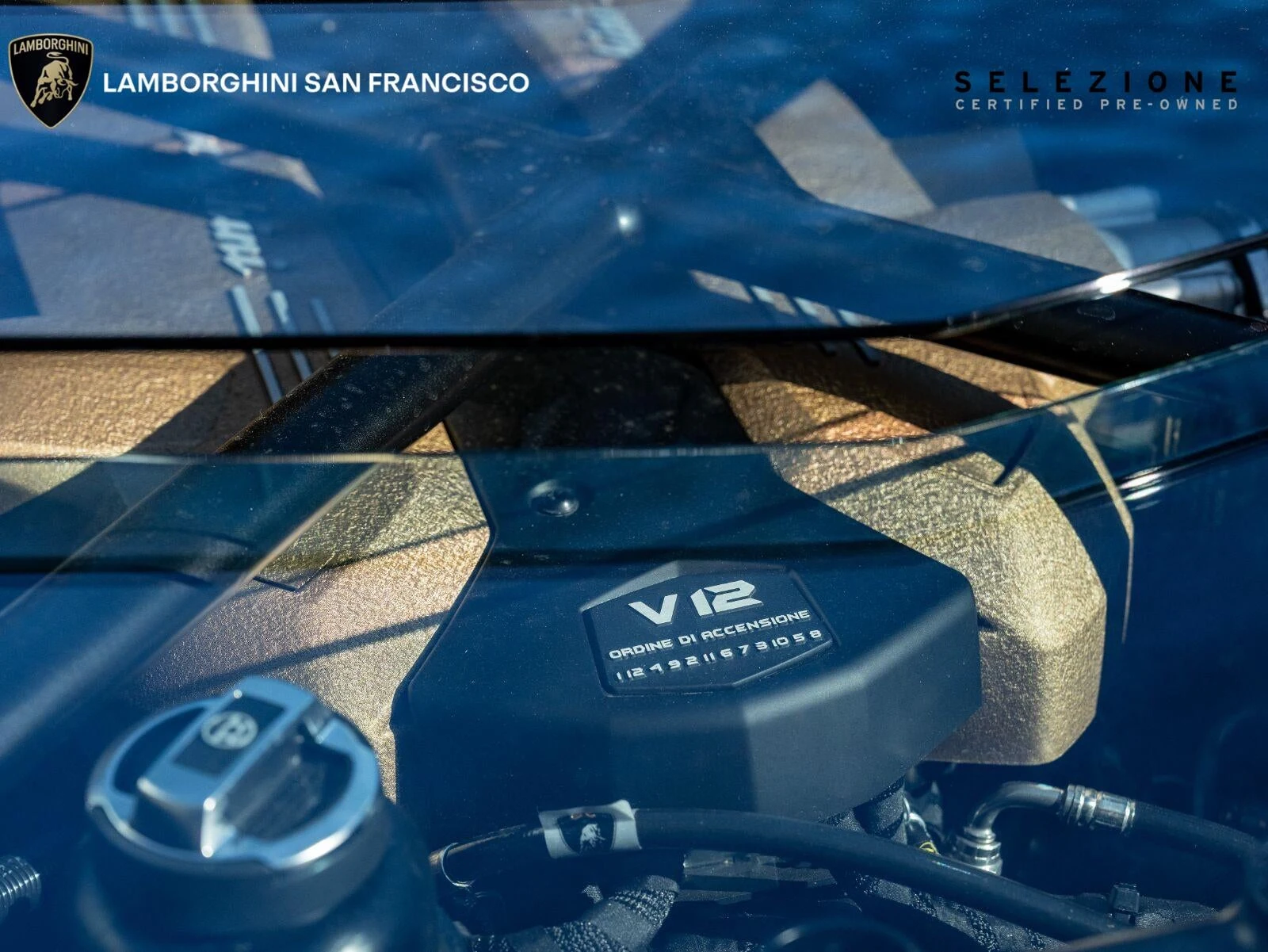2022 Lamborghini Aventador LP 780-4 Ultimae interior, Nero Ade / Blu Amon