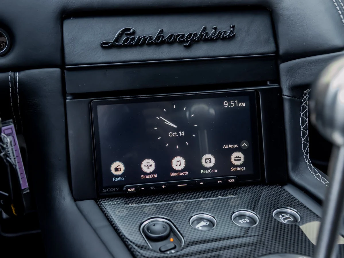 2008 Lamborghini Murcielago LP640 Gated Manual Conversion interior, Black