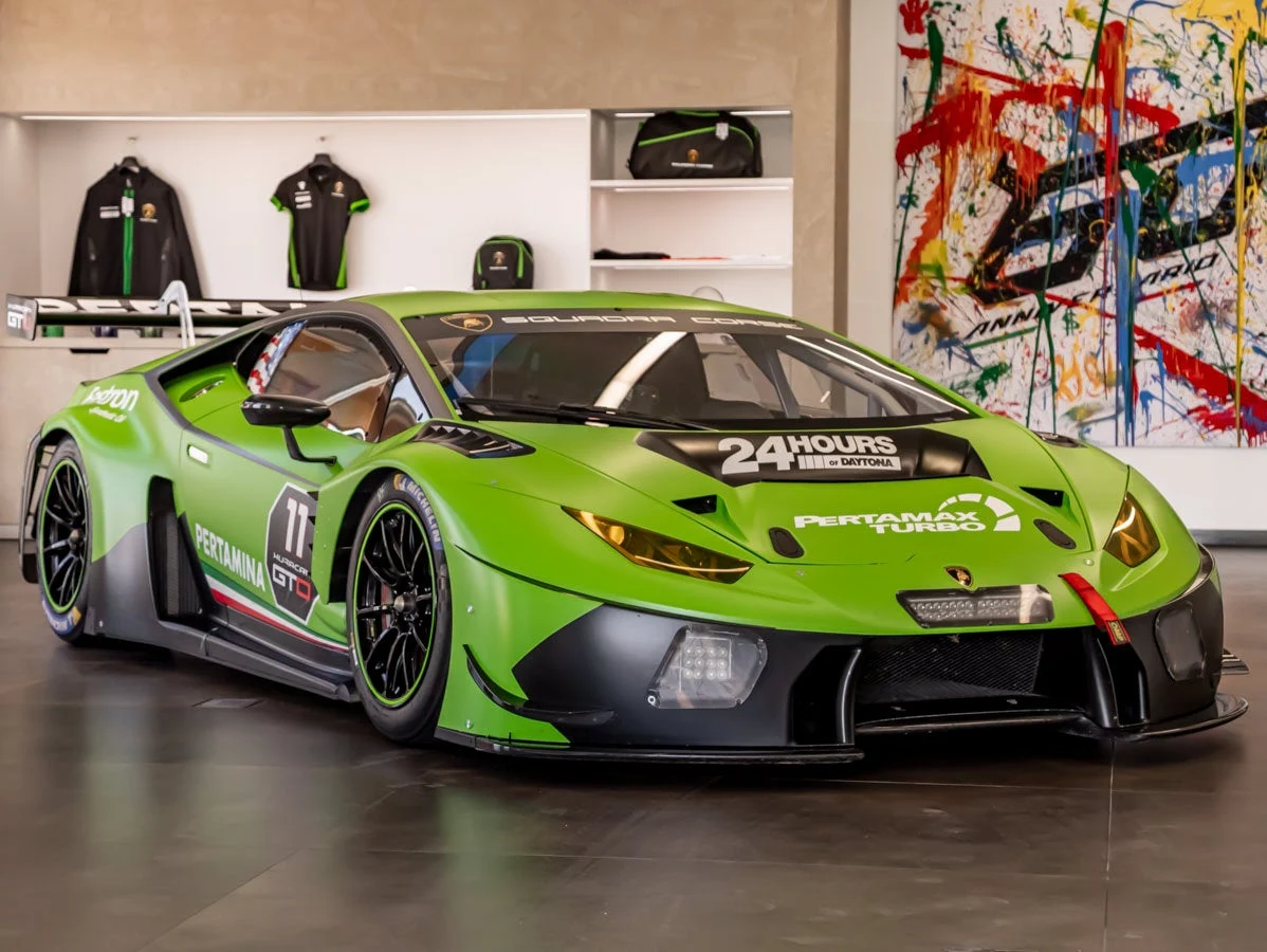2017 Lamborghini Huracan GT3 for sale, exterior, Green