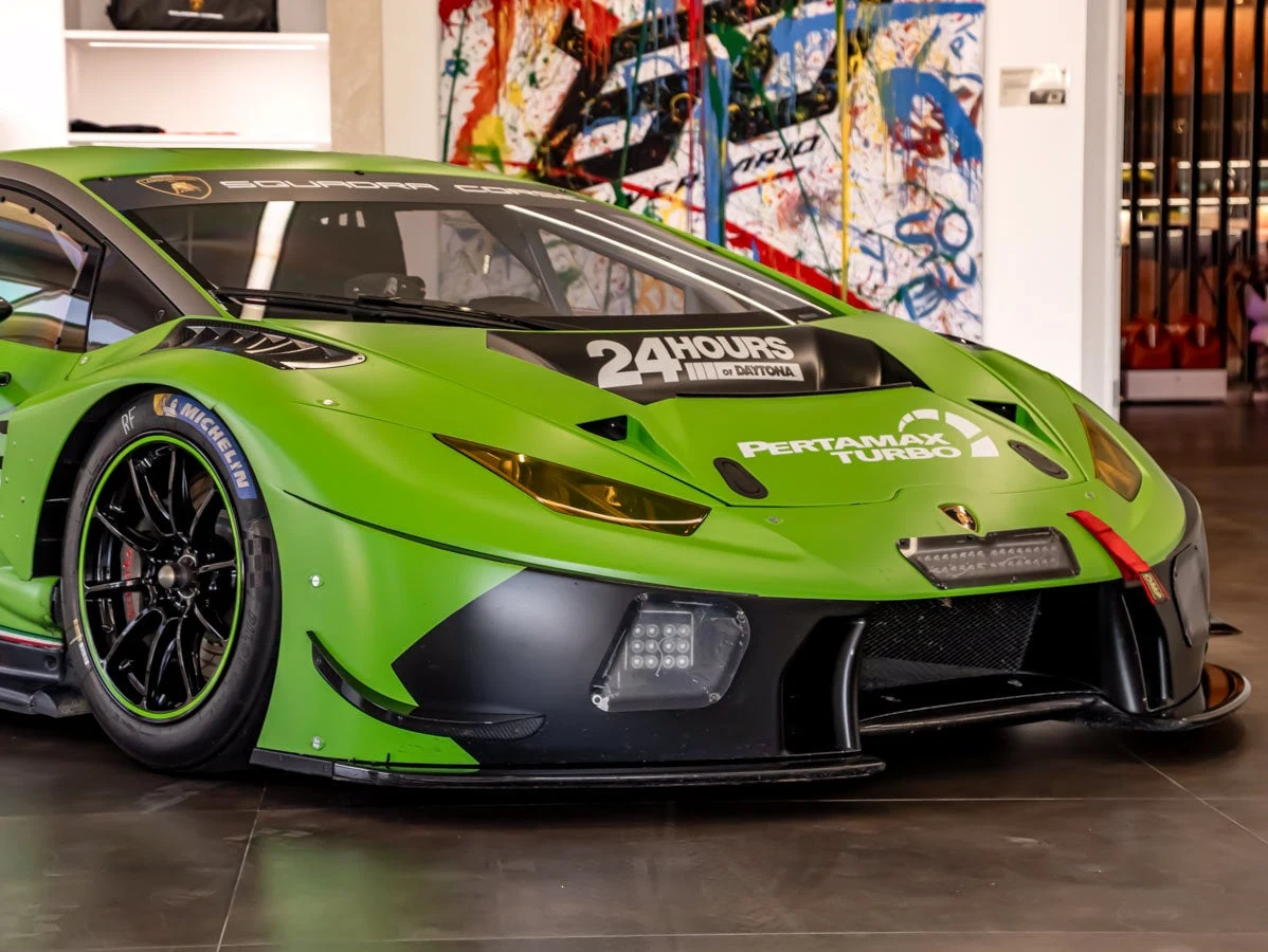 2017 Lamborghini Huracan GT3 for sale, exterior, Green