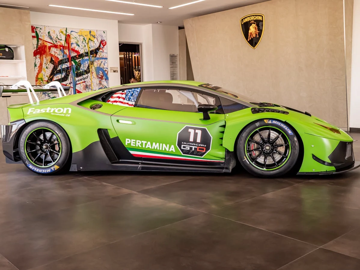2017 Lamborghini Huracan GT3 for sale, exterior, Green